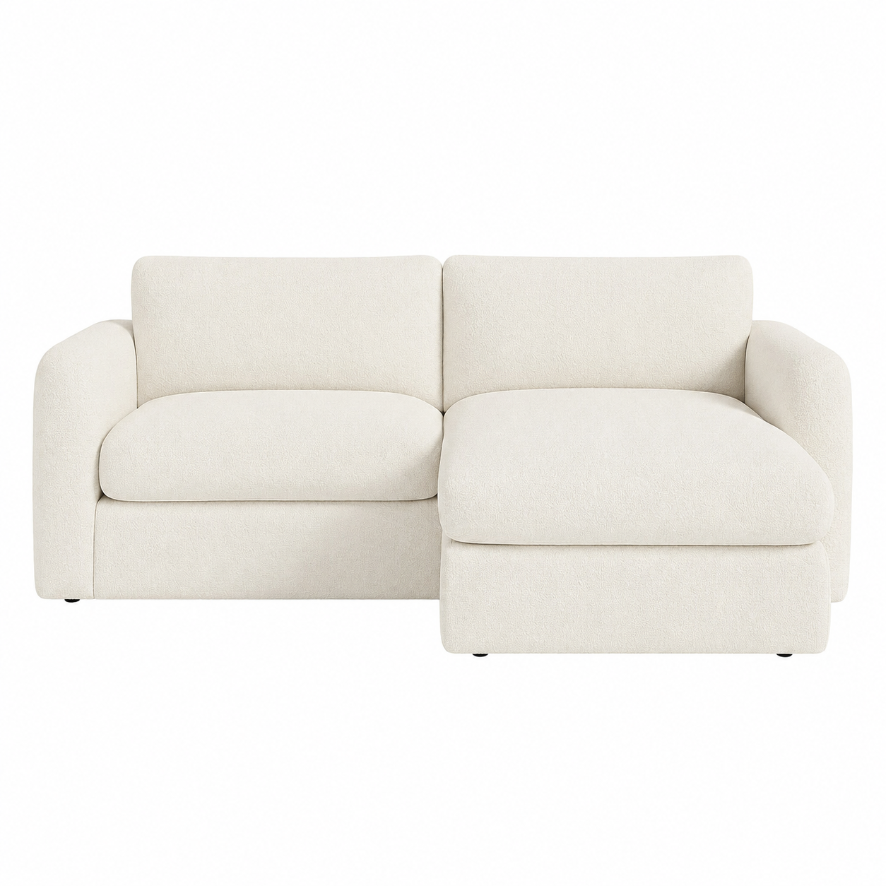 Luxe Boucle 2 Seater + Daybed Compressed Sofa - Image 4
