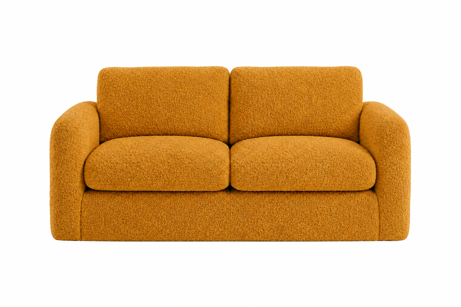 Luxe Bouclé Compressed 2 Seater Couch Sofa