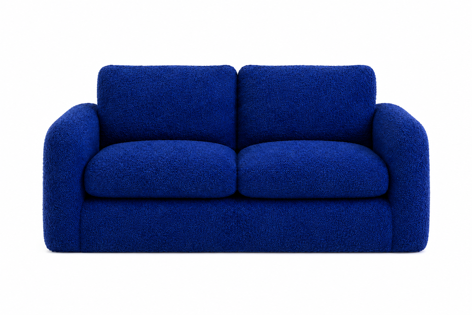 Luxe Bouclé Compressed 2 Seater Couch Sofa - Image 5