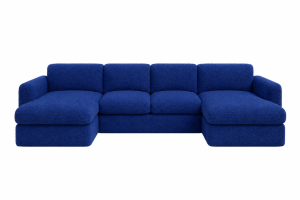 Luxe Boucle U – Shape Compressed Sofa
